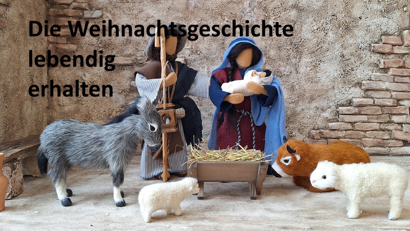 Weihnachten - das Heilige Paar, Hirten und Engel